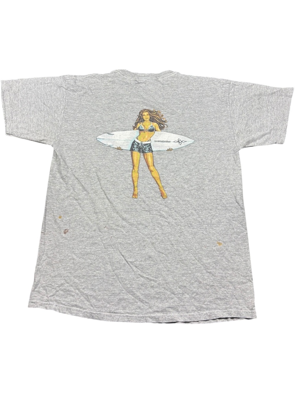 Local Motion Y2K Hawaii Surfer Girl Surf T-Shirt